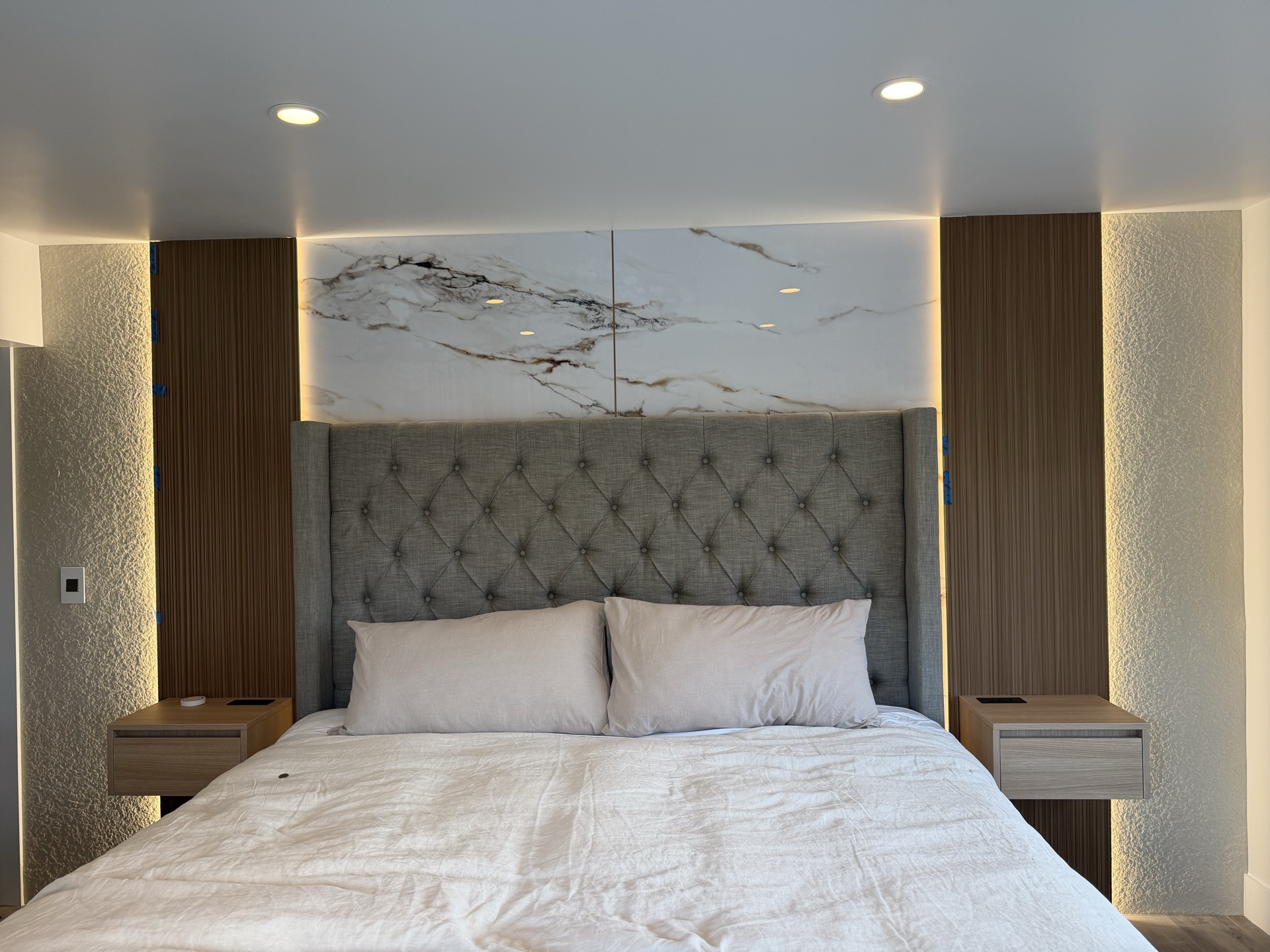 Guest Room Accent Wall after