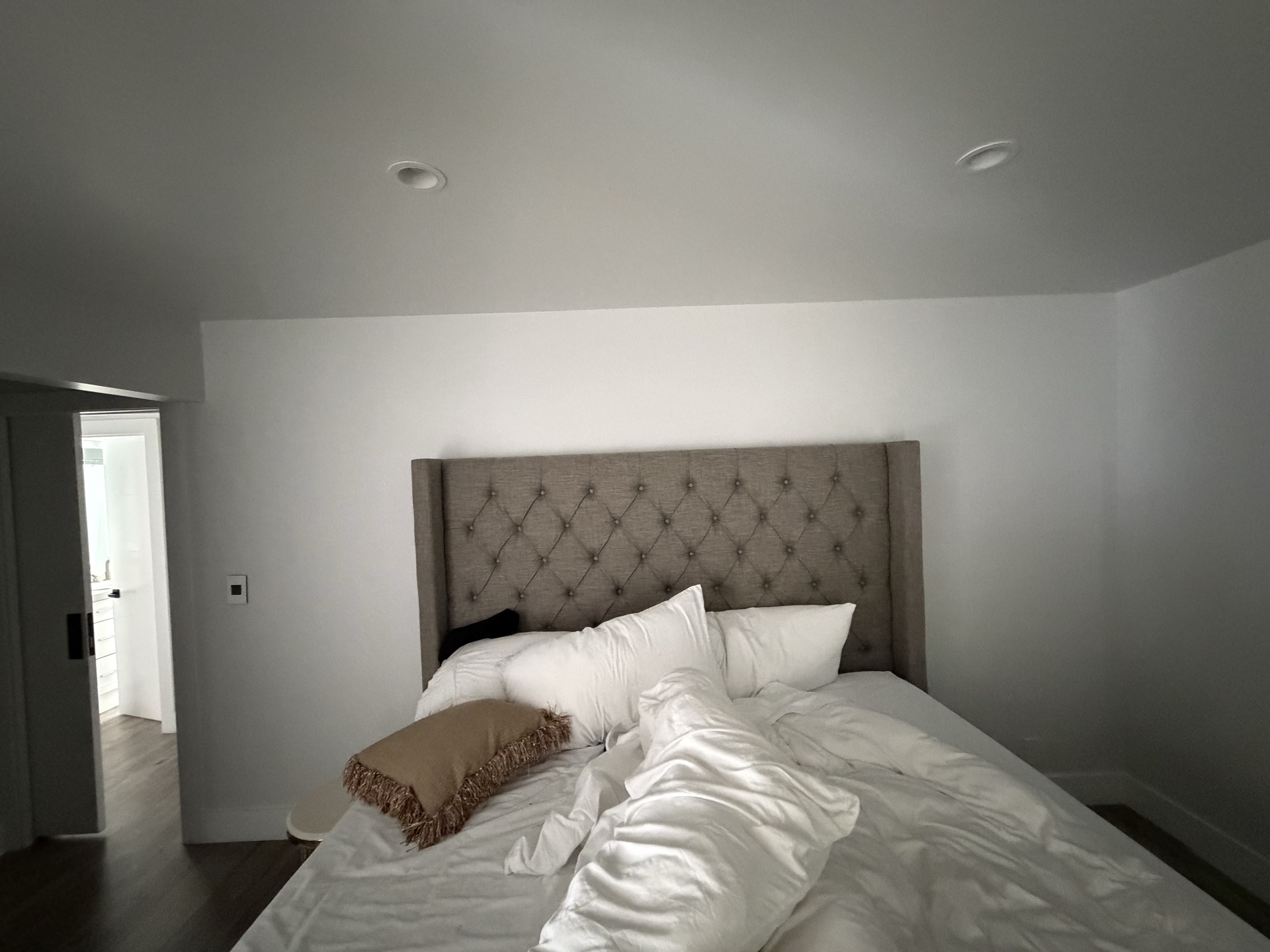Guest Room Accent Wall before