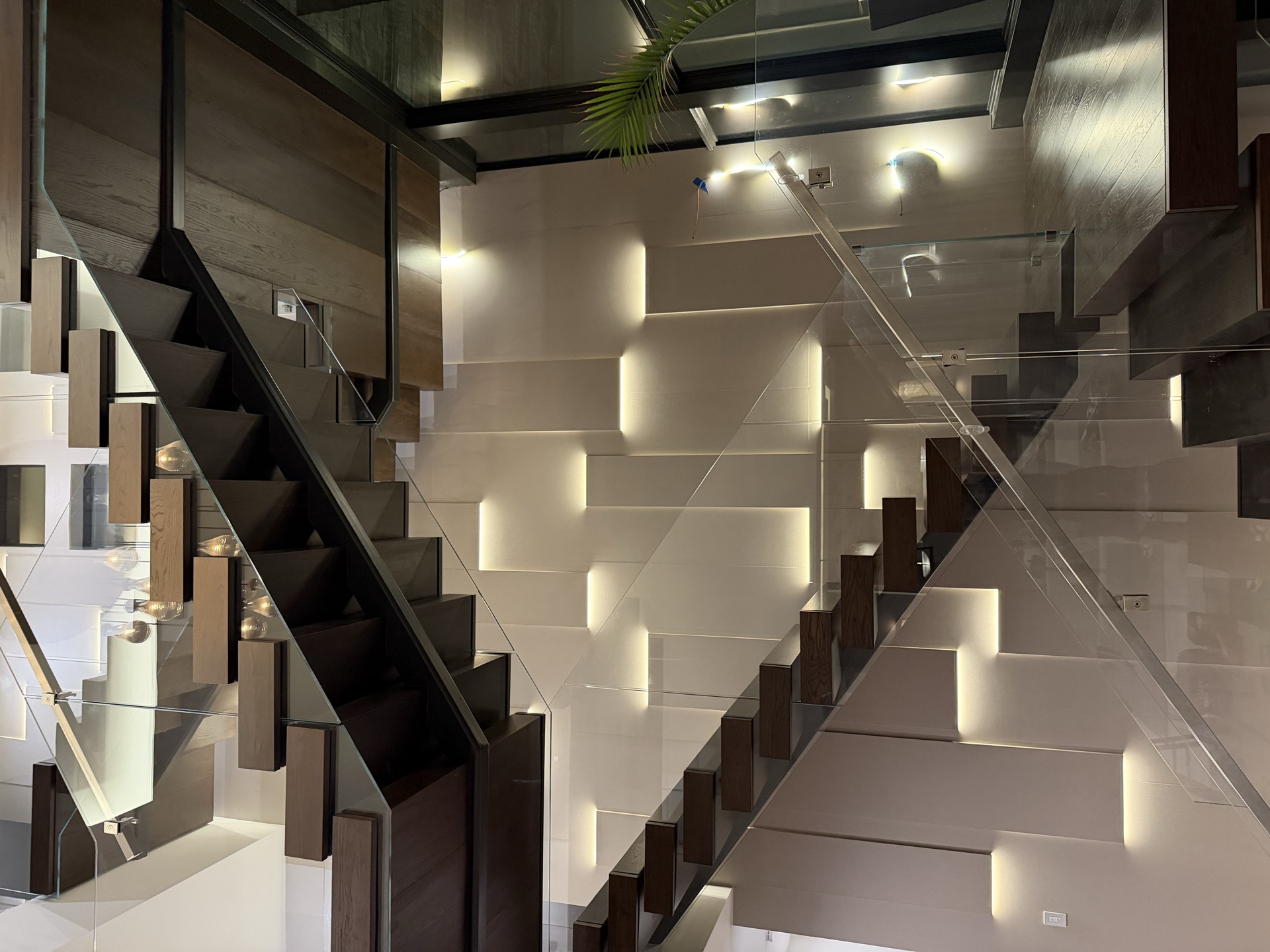 Staircase Accent Wall after