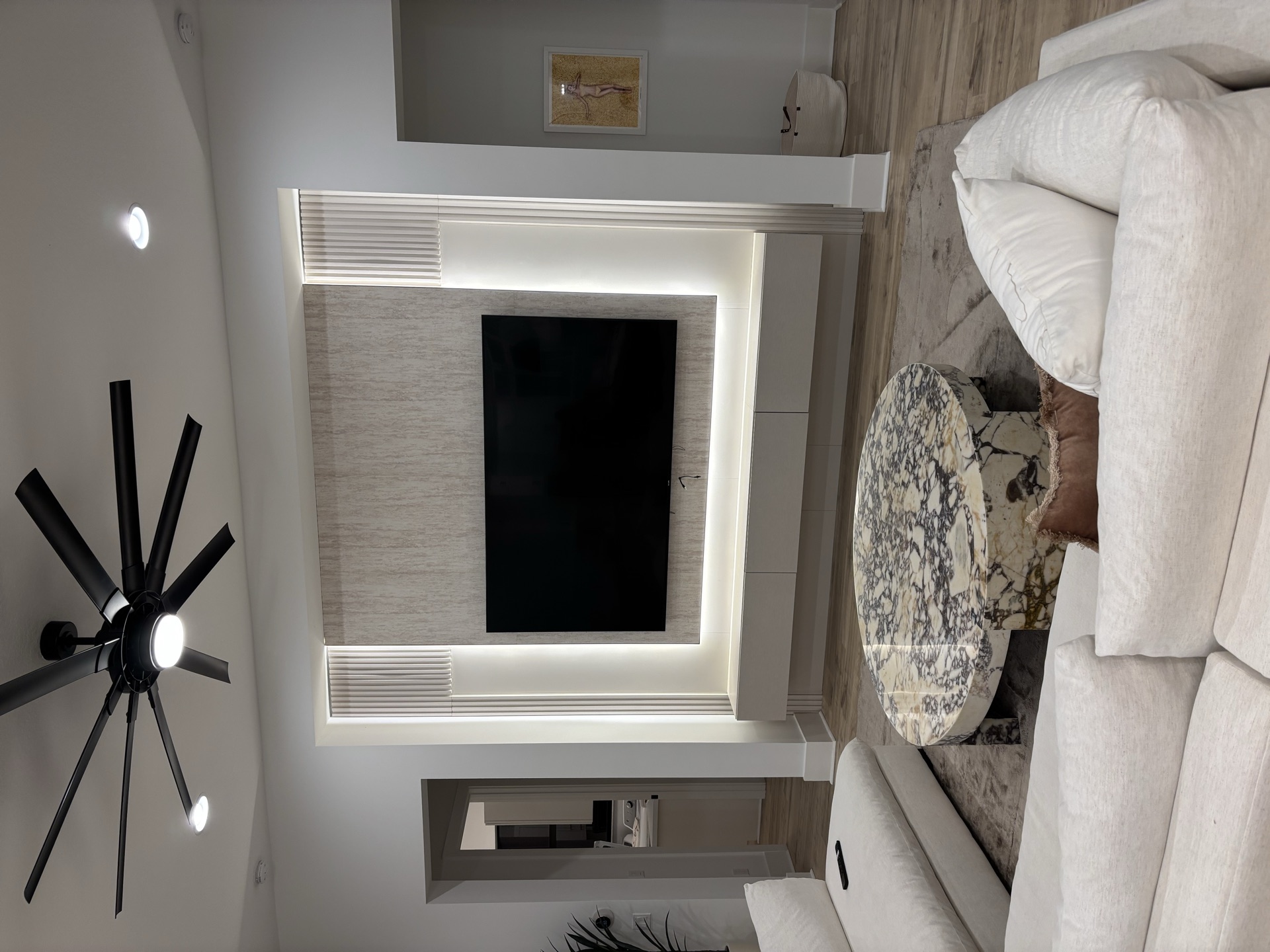 Compact TV Wall after